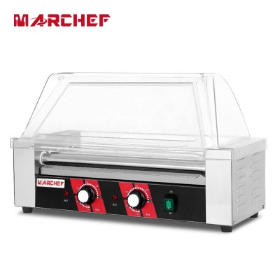 New design 5 rollers commercial automatic electric hot dog grill sausage Warmer with CE approve