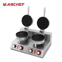 2020 Popular Twin Ice Cream Waffle Maker for Commercial kitchen equipment