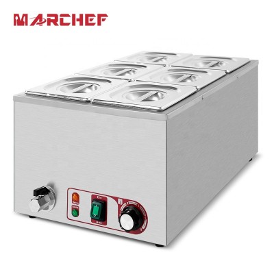 Good quality Stainless Steel Countertop Bain Marie for kitchen equipment