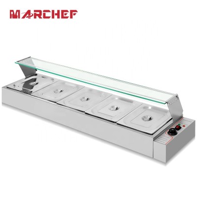 Good quality Commercial SS201 Electric Bain marie for kitchen equipment