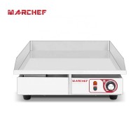 Best sale full chrome electric griddle grill for commercial kitchen equipment