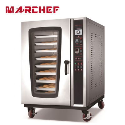 Best selling standing  10 pans convection oven for baking equipment