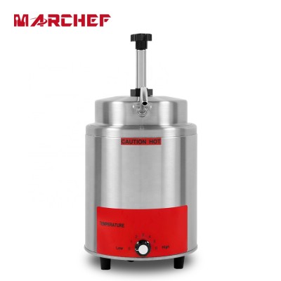 New Electric Stainless Steel Cheese Warmer With Pump for Kitchen Equipment