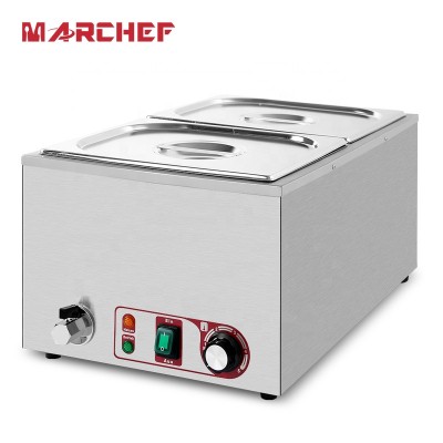 China Product 2 Pans SS201 Food Warmer Bain Marie With CE Approval